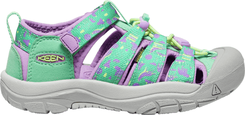 Keen Little Kids' Newport H2 Sandals in Katydid/African Violet KEEN FOOTWEAR