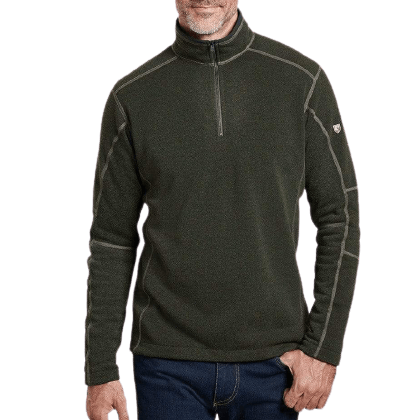 Loden / MED Kuhl Men's Europa 1/4 Zip Pullover Kuhl