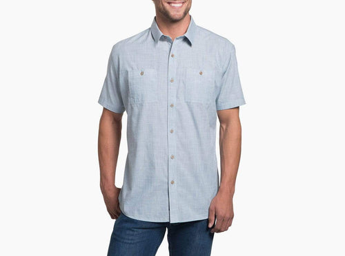 Horizon Blue / SM Kuhl Men's Karib Short Sleeve Button Down Shirt Kuhl