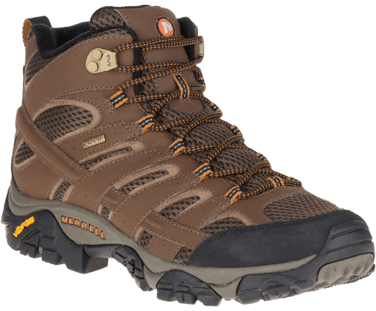 Earth / 8.5 Merrell Men's Moab 2 Mid Gore-Tex Hiking Boots Merrell