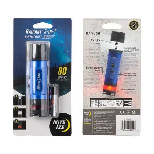 Load image into Gallery viewer, Blue Nite Ize Radiant 3-In-1 Mini Flashlight Nite Ize
