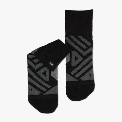 Black | Shadow / SM On Performance Mid Sock Black | Shadow - Women's On Running