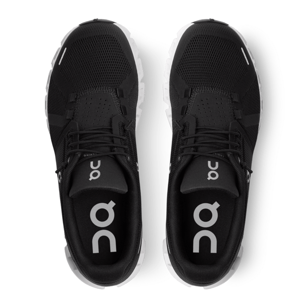 Load image into Gallery viewer, On Running Cloud 5 Shoes in Black | White - Men&#39;s On Running
