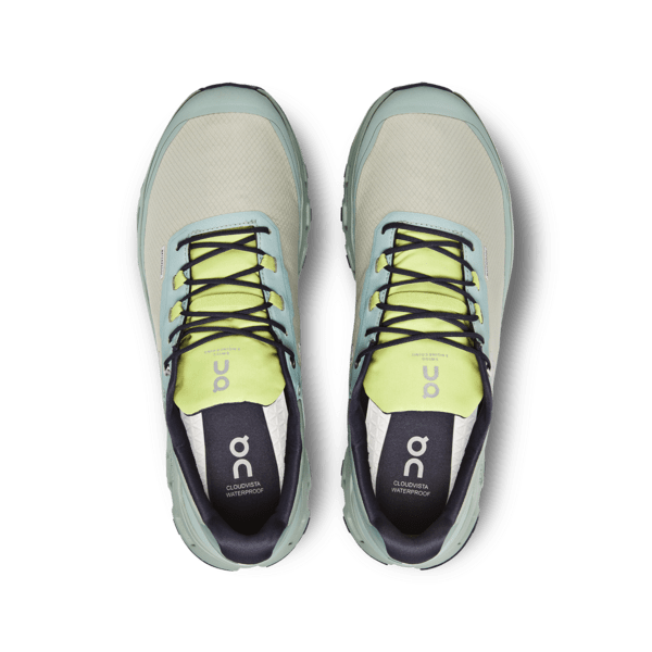 Load image into Gallery viewer, On Running Cloudvista Waterproof in Chalk | Moss - Men&#39;s On Running

