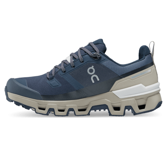 On Running Cloudwander Waterproof Navy | Desert - Women's On Running