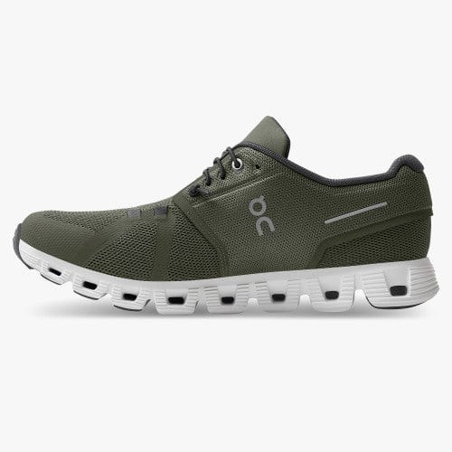 Load image into Gallery viewer, On Running Men&#39;s Cloud 5 Shoes in Olive &amp; White On Running
