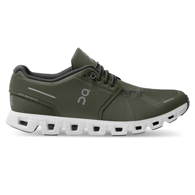 Load image into Gallery viewer, On Running Men&#39;s Cloud 5 Shoes in Olive &amp; White On Running
