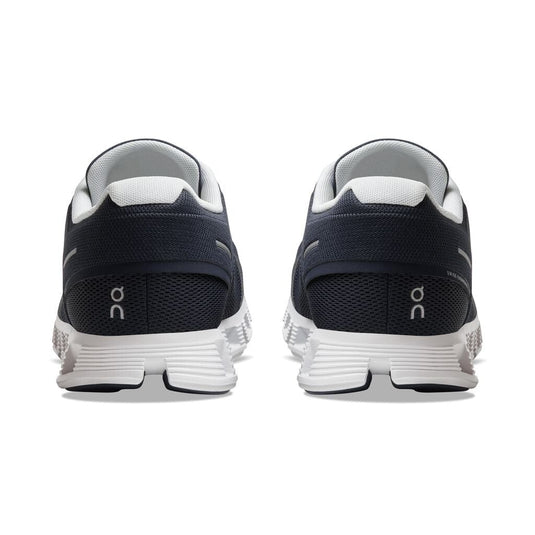 On Running Men's Cloud Shoes in Midnight & White On Running