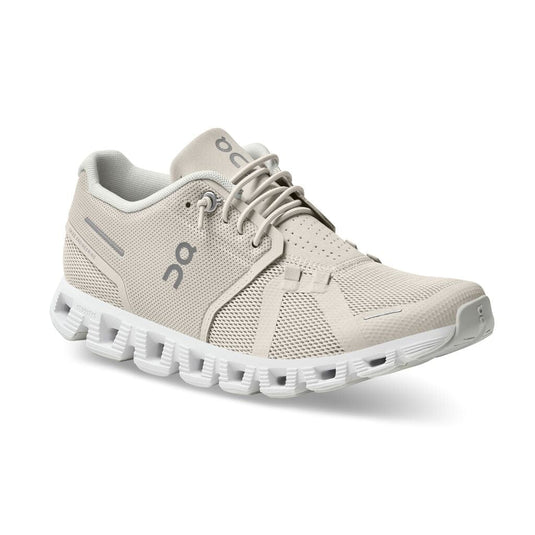 On Running Women's Cloud Shoes in Pearl & White On Running