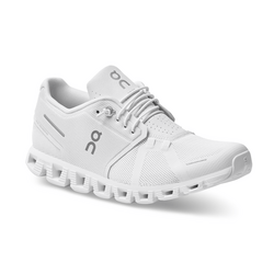 Load image into Gallery viewer, On Women&#39;s Cloud 5 in White On Running
