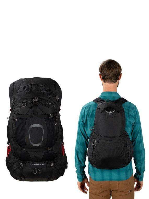 Load image into Gallery viewer, Black / LRG/XL Osprey Men&#39;s Aether Plus 85 Backpack OSPREY
