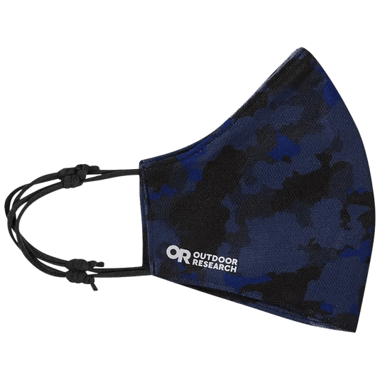 Naval Blue Camo Outdoor Research Kids Face Mask with Filters OUTDOOR RESEARCH