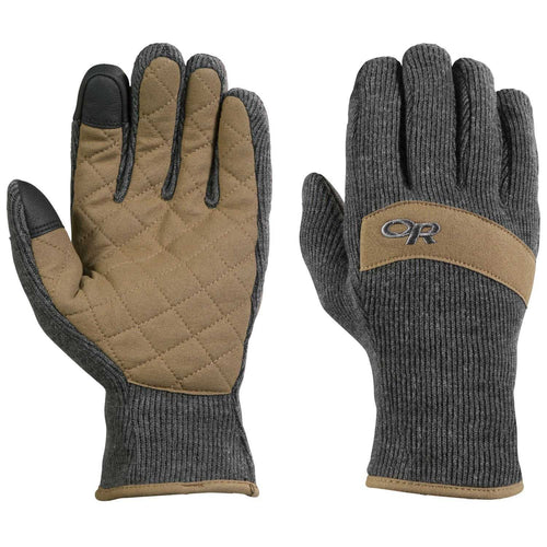 Charcoal / MED Outdoor Research Men's Exit Sensor Gloves OUTDOOR RESEARCH