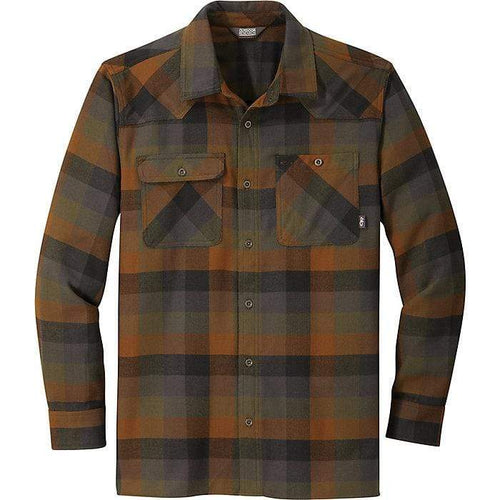 Fatigue Plaid / MED Outdoor Research Men's Feedback Flannel Shirt OUTDOOR RESEARCH