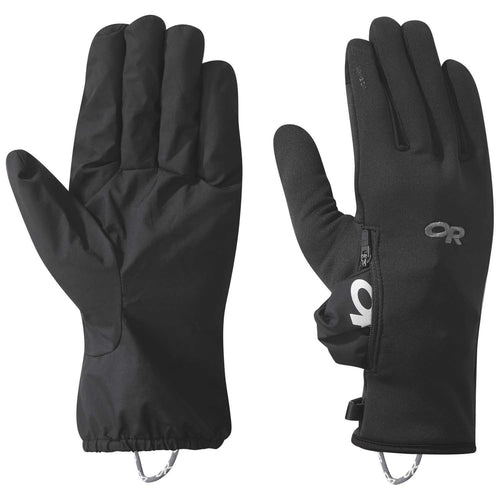 Black / MED Outdoor Research Men's Versaliner Sensor Gloves OUTDOOR RESEARCH