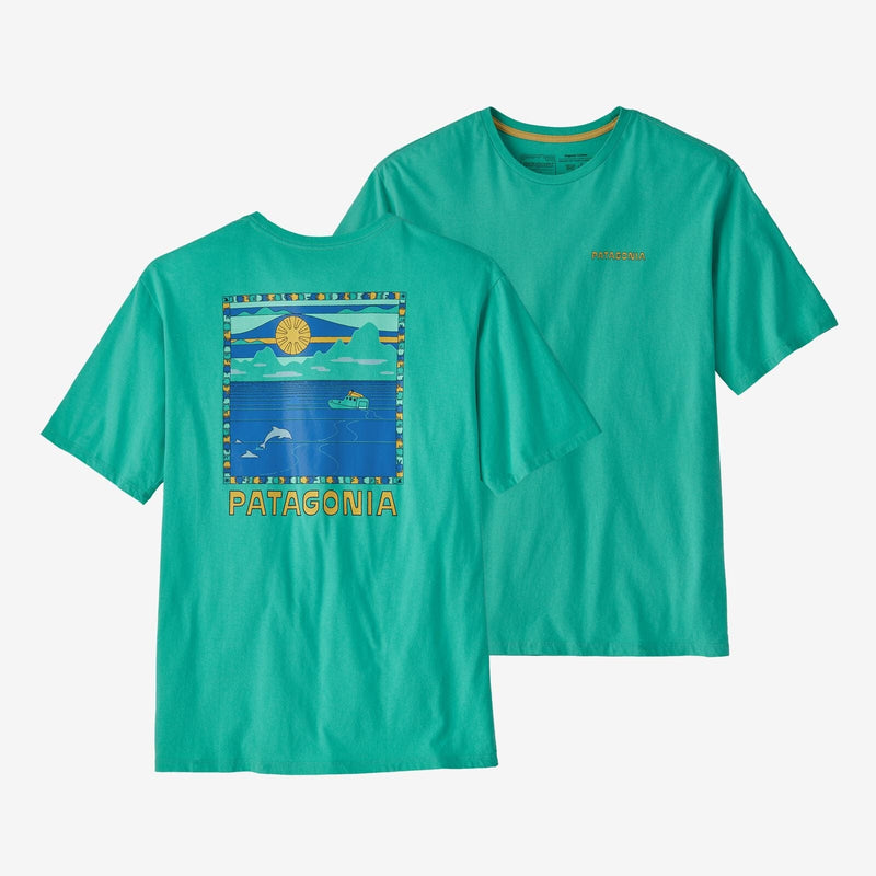 Load image into Gallery viewer, Fresh Teal / SM Patagonia Summit Swell T-Shirt - Men&#39;s PATAGONIA INC
