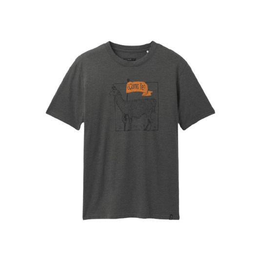 Charcoal Heather / MED Prana Men's Como Te Llama Journeyman 2 Short Sleeve T-Shirt Prana
