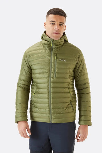 Chlorite/Green / MED Rab Microlite Alpine Down Jacket - Men's Rab