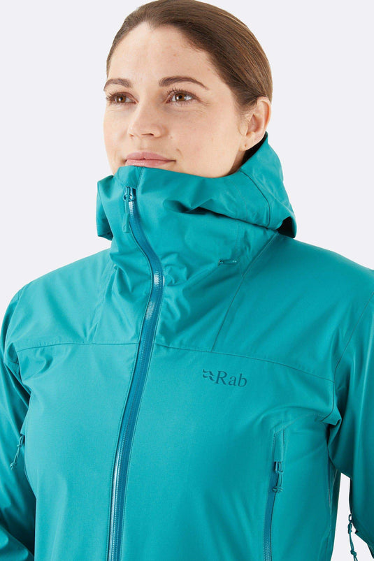 Storm Green / 10 Rab Women's Arc Eco Waterproof Jacket Rab