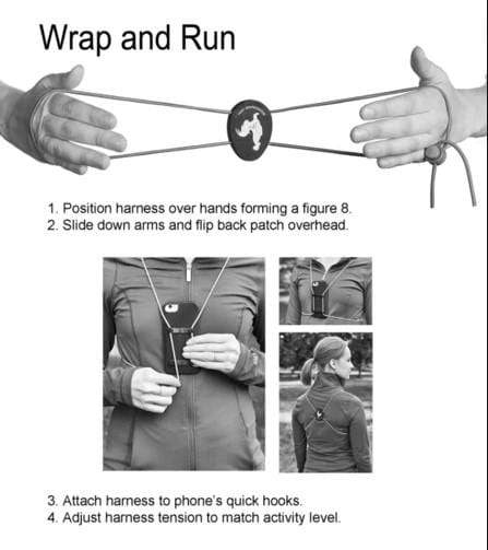 Load image into Gallery viewer, Rooster Wrap Hands-Free Cellphone Harness RoosterWrap Hands-Free Cellphone Harness Rooster
