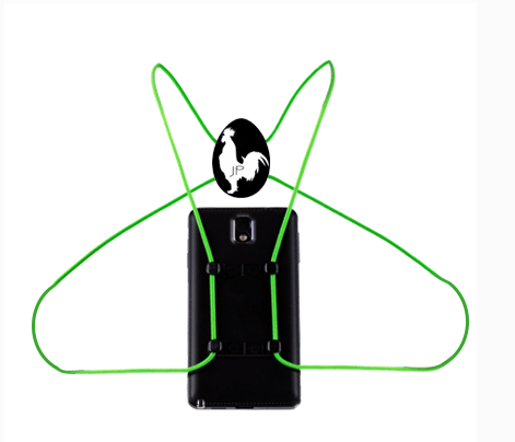 Load image into Gallery viewer, Neon Green Rooster Wrap Hands-Free Cellphone Harness RoosterWrap Hands-Free Cellphone Harness Rooster

