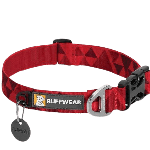 Red Butte / 11-14 Ruffwear Dogs' Hoopie Collar (Red) Ruffwear