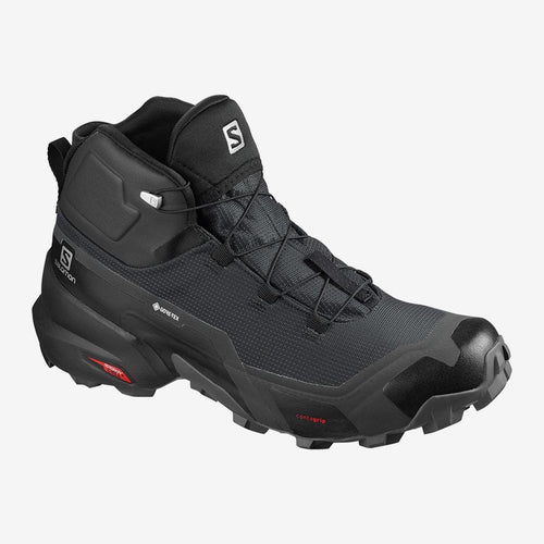 Phantom / Black / Ebony / 9 Salomon Men's Cross Hike Mid GTX Shoes SALOMON USA