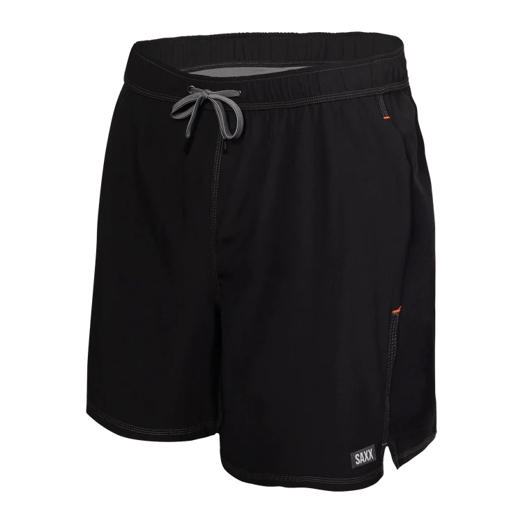 Load image into Gallery viewer, Black / SM Saxx Oh Buoy Stretch Volley 5&quot; Swim Shorts - Men&#39;s SAXX
