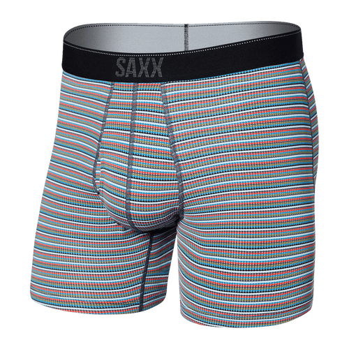 Wilderness Stripe- Multi / SM Saxx Quest Quick Dry Mesh Boxer Brief - Men's SAXX