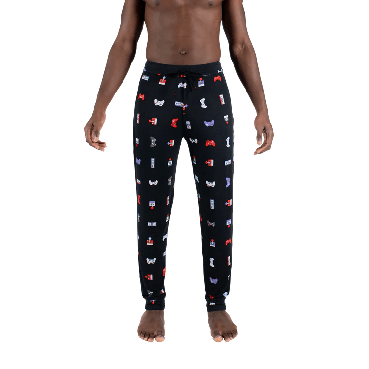 Load image into Gallery viewer, Gamer-Black / SM Saxx Snooze Pant - Men&#39;s SAXX
