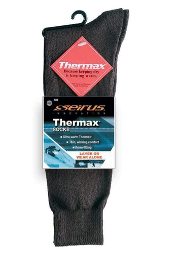 Black / MED Seirus Innovative Thermax Sock Liner SEIRUS INNOVATIVE ACC