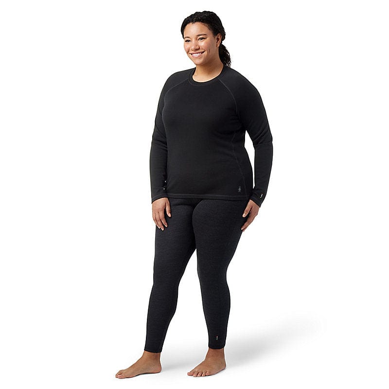 Load image into Gallery viewer, Black / 1X Smartwool Classic Thermal Merino Base Layer Crew Plus - Women&#39;s SMARTWOOL CORP
