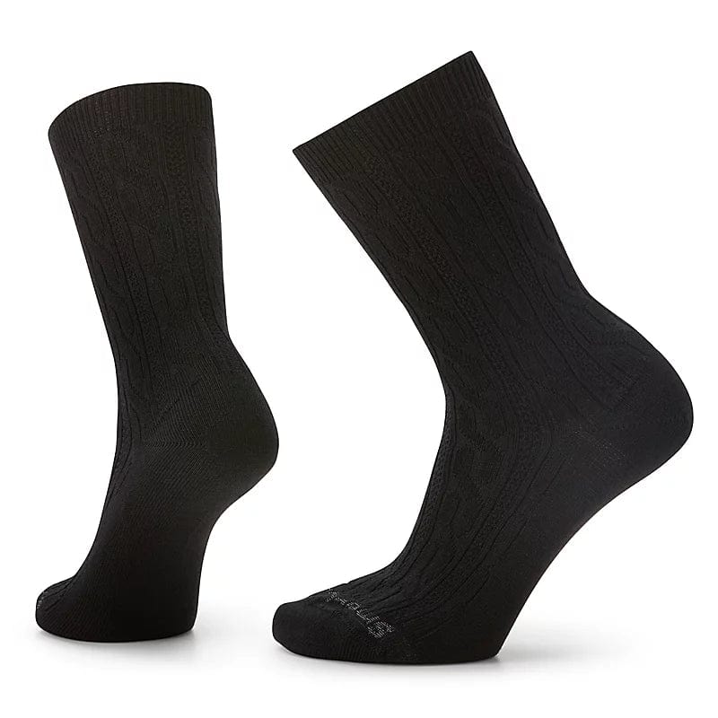 Load image into Gallery viewer, Black / SM Smartwool Everyday Cable Zero Cushion Crew Socks - Women&#39;s SMARTWOOL CORP
