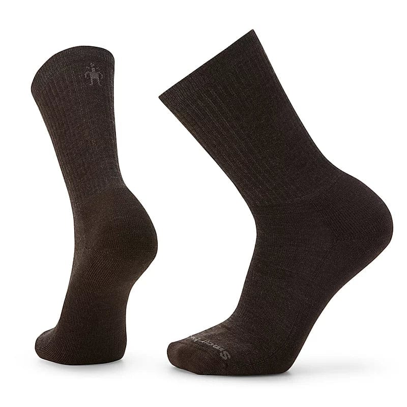 Load image into Gallery viewer, Chestnut / MED Smartwool Everyday Solid Rib Light Cushion Crew Socks - Men&#39;s SMARTWOOL CORP
