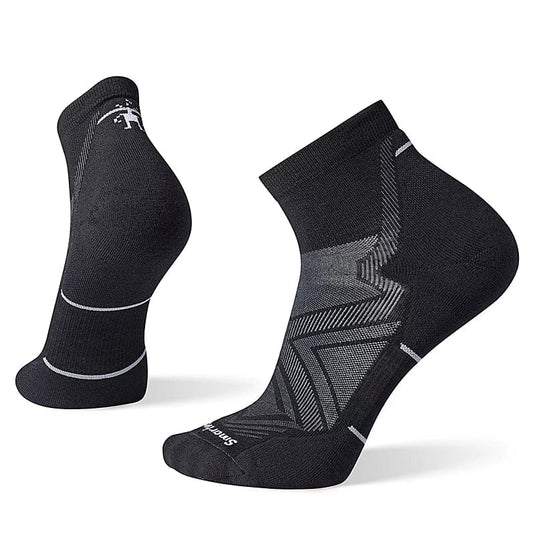 Black / LRG Smartwool Run Targeted Cushion Ankle Socks - Men's SMARTWOOL CORP