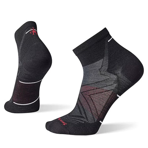 Black / MED Smartwool Run Zero Cushion Ankle Socks - Men's SMARTWOOL CORP