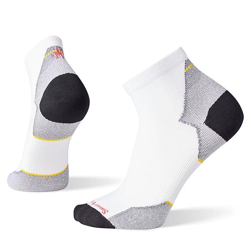 Load image into Gallery viewer, White / MED Smartwool Run Zero Cushion Ankle Socks - Men&#39;s SMARTWOOL CORP
