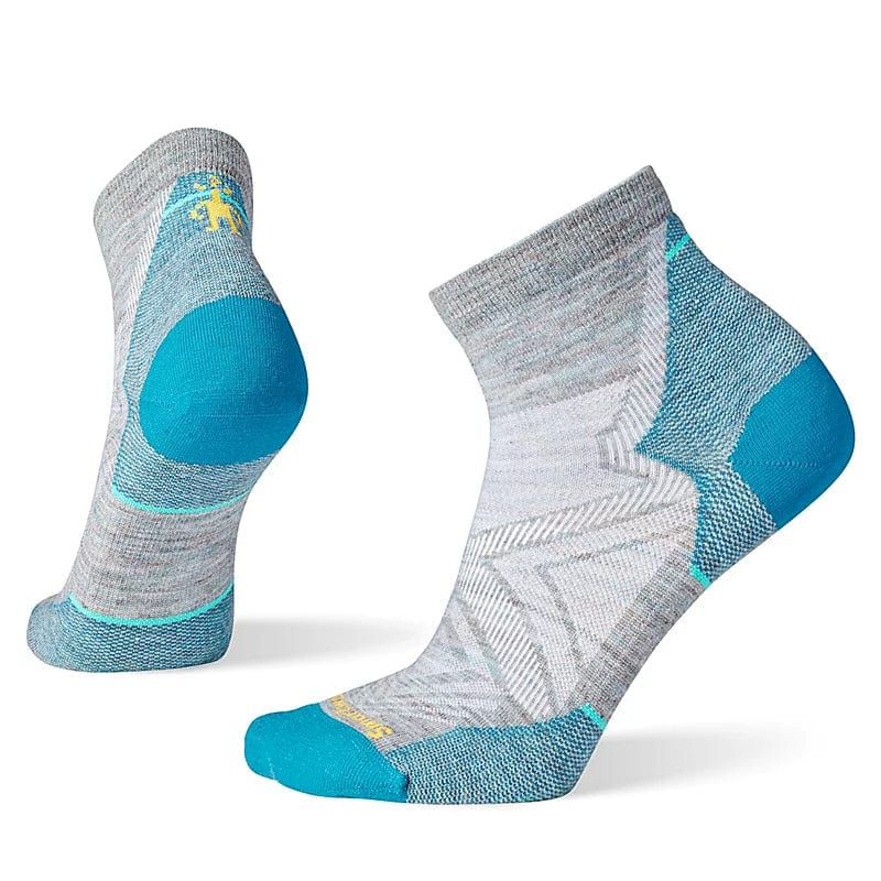 Load image into Gallery viewer, Lunar Gray / SM Smartwool Run Zero Cushion Ankle Socks - Women&#39;s SMARTWOOL CORP
