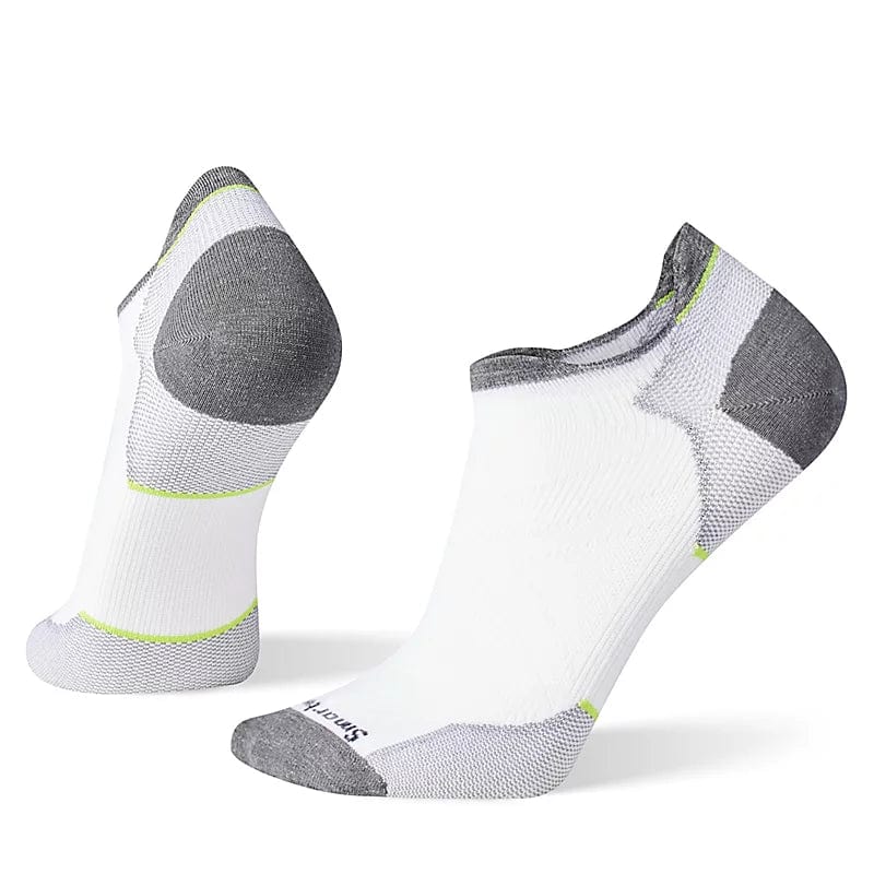 Load image into Gallery viewer, White / MED Smartwool Run Zero Cushion Low Ankle Socks - Men&#39;s SMARTWOOL CORP
