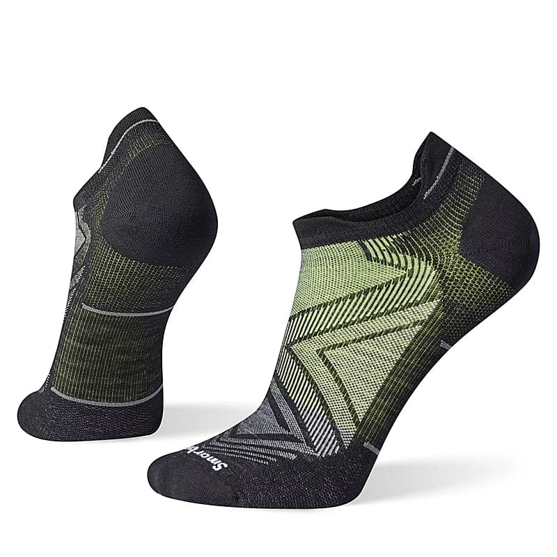 Load image into Gallery viewer, Black / MED Smartwool Run Zero Cushion Low Ankle Socks - Men&#39;s SMARTWOOL CORP
