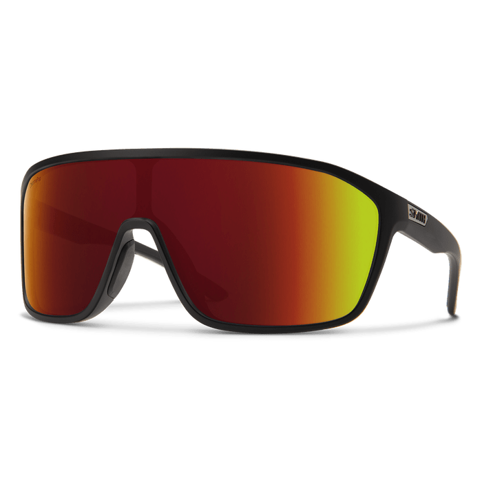 Load image into Gallery viewer, Matte Black + ChromaPop Red Mirror Lens Smith &quot;Boomtown&quot; SMITH SPORT OPTICS
