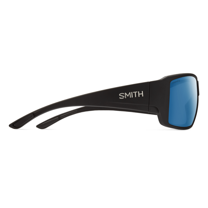 Load image into Gallery viewer, Matte Black + ChromaPop Glass Polarized Blue Mirror Lens Smith &quot;Guide&#39;s Choice&quot; SMITH SPORT OPTICS
