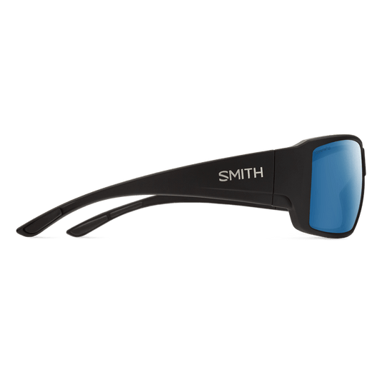 Matte Black + ChromaPop Glass Polarized Blue Mirror Lens Smith "Guide's Choice" SMITH SPORT OPTICS