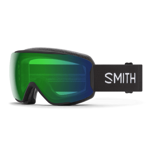 Black + ChromaPop Everyday Green Mirror Lens / Small fit Smith Optics Moment Goggles - Women's SMITH SPORT OPTICS