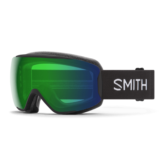 Load image into Gallery viewer, Black + ChromaPop Everyday Green Mirror Lens / Small fit Smith Optics Moment Goggles - Women&#39;s SMITH SPORT OPTICS
