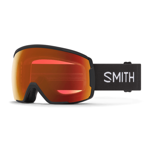 Black + ChromaPop Everyday Red Mirror Lens / Medium fit Smith Optics Proxy Goggles - Men's SMITH SPORT OPTICS