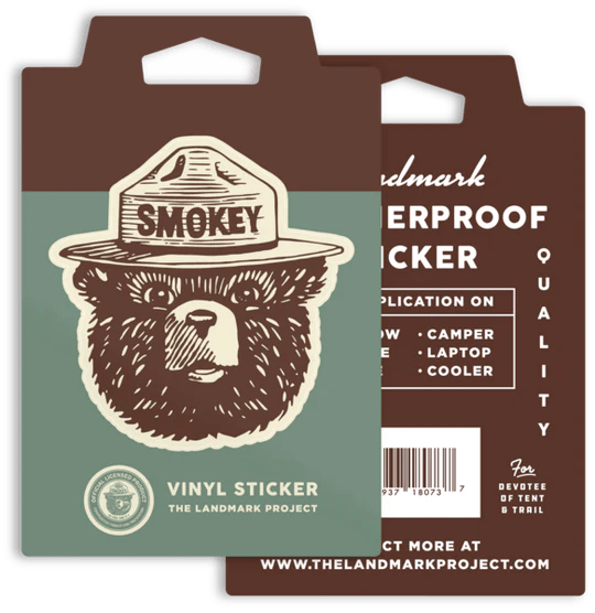 Load image into Gallery viewer, Smokey Logo Sticker The Landmark Project
