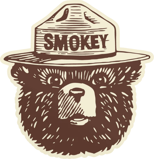 Load image into Gallery viewer, Smokey Logo Sticker The Landmark Project
