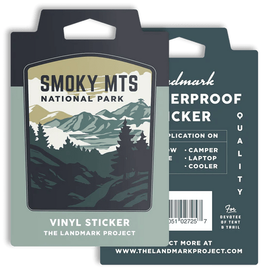 Smoky Mountains National Park Sticker The Landmark Project