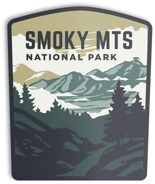 Load image into Gallery viewer, Smoky Mountains National Park Sticker The Landmark Project
